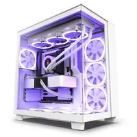 NZXT H9 Flow White, weiß, Glasfenster (CM-H91FW-01)