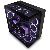 NZXT H9 Elite Black, schwarz Glasfenster