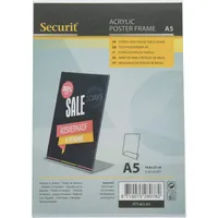 SecurIT® Securit A5 Posterhalter transparent L-Form Hochformat