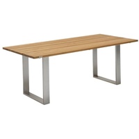 Niehoff Noah Profilkufe Edelstahl - 180 x 95 cm