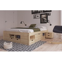 Interlink Inter Link Bett mit Stauraum Till inkl. Nachtkommode