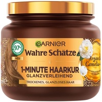 Garnier Wahre Schätze 1-Minute Haarkur – glanzverleihend mit Arganöl