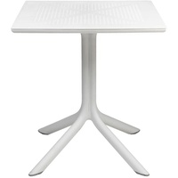 Nardi Clip Bistrotisch 70x70cm weiß