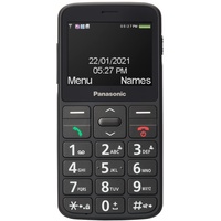 Panasonic KX-TU160 Easy Use Mobile Phone Juodas, 2.4 TFT-LCD,