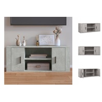 VidaXL TV-Schrank Betongrau 100x35x40 cm Holzwerkstoff