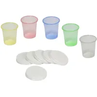 Body Products Medi-Inn Medikamentenbecher mit Deckel rot / 240