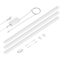 Ledscom.de LED Unterbau-Leuchte SIRIS weiß matt, mit Touch-Dimmer flach,