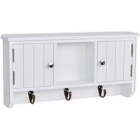 VidaXL Wandschrank für Schlüssel mit Türen und Haken