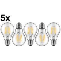 Blulaxa 49252 - E27 7W 60W, warmweiß,