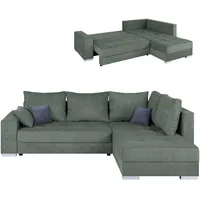 Roller Ecksofa - petrol - mit Liegefunktion