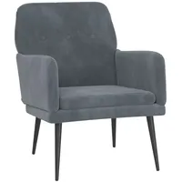 VidaXL Sessel Dunkelgrau 62x79x79 cm Samt