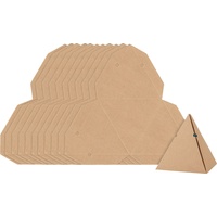 VBS 12er-Pack Kraftkarton Geschenkbox PYRAMIDE 12,5cm