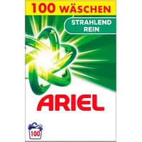 Ariel Waschpulver 6.5KG, 100 Waschladungen, Strahlend Rein, strahlende Reinheit