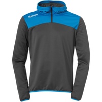 Kempa Emotion 2.0 1/4-Zip Hoodie anthrazit/kempablau 116