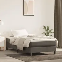 VidaXL Taschenfederkernmatratze Dunkelgrau 90 x 190 cm H3
