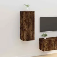 VidaXL TV-Wandschrank Räuchereiche 40x34,5x100 cm