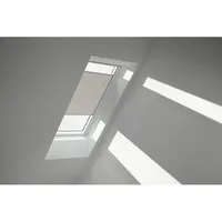 VELUX Wabenplissee Lichtgrau, Schiene alu