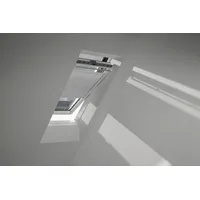 VELUX Plissee-Faltstore solarbetrieben weiß uniSK08 1045SWL