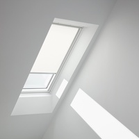 VELUX Sichtschutzrollo Uni Weiß,