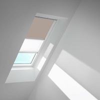 VELUX Verdunkelungsrollo Duo DFD FK08, 4580SWL Helltaupe/Weiß, weiß