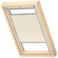 VELUX Wabenplissee SK08, Elfenbein, 1166, Aluminiumschiene,GGU,Manuell,VELUX