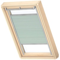 VELUX Wabenplissee P06, Blassgrün, Schiene alu