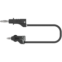 ELECTRO PJP 2110-CD1-50N Messleitung Bananenstecker Bananenstecker 50 cm Schwarz