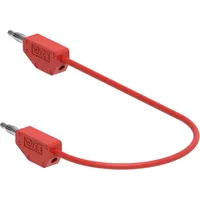 ELECTRO PJP 214-CD1-50R Messleitung Bananenstecker Bananenstecker 0.50 m Rot