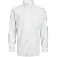 JACK & JONES Blaparker Langarmhemd White / Fit Slim