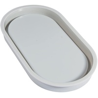 Rayher Silikon-Gießform Untersetzer oval, 17,8 x 9,5 cm, Höhe
