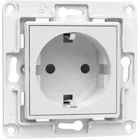 Shelly Wall Socket EU Wandsteckdose weiß