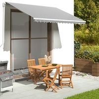 VidaXL Markisenbespannung 350 x 250 cm anthrazit und weiß