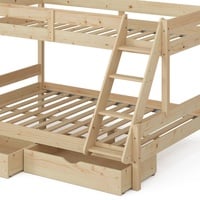 VitaliSpa Everest 140x200 / 90x200 cm mit Schubladen