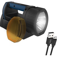 Ansmann Extrem heller LED Handscheinwerfer, Akku aufladbar,3 Leuchtmodi,