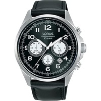 Lorus Herren Analog Quarz Uhr mit Leder Armband RT311KX9