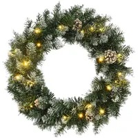 VidaXL Weihnachtskranz 60 cm Grün