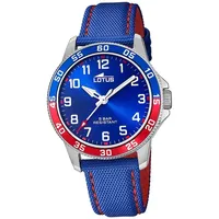 Lotus Jugend Uhr 18787/1 Armbanduhr blau rot Sport Junior