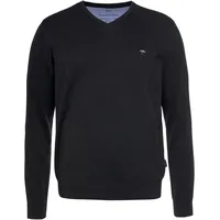 Fynch-hatton® Pullover, V-Ausschnitt, Logo-Stickerei, für Herren, 998 CHARCOAL, L