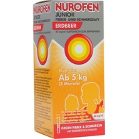 Reckitt Benckiser Deutschland GmbH Nurofen Junior Fieber-u.Schmerzsaft Erdbe.40 mg/ml