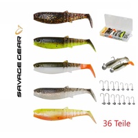 Savage Gear Kunstköder Savage Gear Cannibal Shad Kit 10