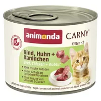 Animonda Carny Kitten Rind, Huhn & Kaninchen 12 x