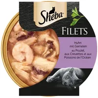 Sheba Filets Huhn mit Garnelen 16 x 60 g