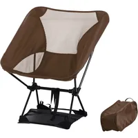Siena Garden Campingstuhl Wanderlust braun Ultra-leicht Aluminiumgestell