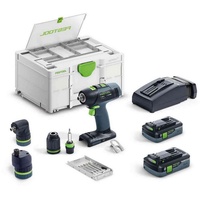 Festool T 18+3 HPC 4.0 I-Set Akku-Bohrschrauber inkl. Koffer