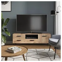 Vicco Lowboard TV-Regal Fernsehregal Amber Eiche 150x49 cm modern