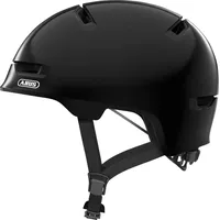 ABUS Fahrradhelm Kinder Youth Größe S shiny black