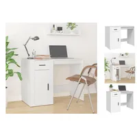 VidaXL Schreibtisch Weiß 100x49x75 cm Holzwerkstoff