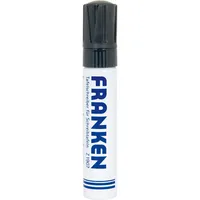 Franken JumboMarker, Strichstärke: 4-12 mm, Keilspitze, 4 Stück, schwarz