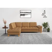 Sit&more Ecksofa SIT & MORE "Westham L-Form", braun (cognac),