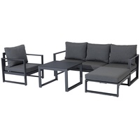 Mandalika XXL Aluminium Lounge Set Belize inkl. Sessel und